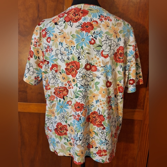 🍃WHITE STAG women's floral t-shirt. Size XL - Picture 4 of 5